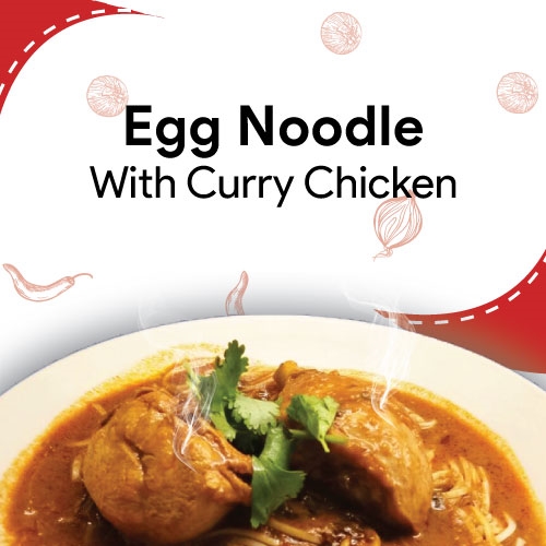 Egg Noodle With Curry Chicken