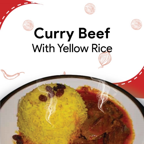 Curry Beef with Yellow Rice