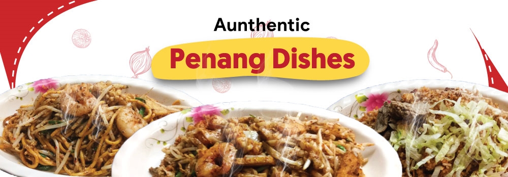 Penang Fried Rice, Kuey teow, Beef Hor Fun